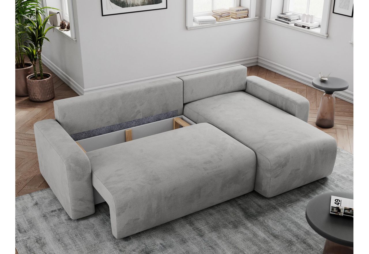 Narożnik ARGOS L - Monolith 84 - jasny szary - OUTLET