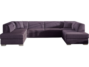 Narożna kanapa w kształcie U z luźnymi poduszkami do salonu - DRAKO U / Sawana 69
