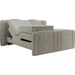 Łóżko kontynentalne, elektrycznie sterowane z pilota - FORTINA 160x200 - H3 - beżowy, struktura