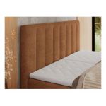 Łóżko kontynentalne, sterowane elektrycznie - COMFORTO 180x200 - H3 - pomarańczowy, struktura