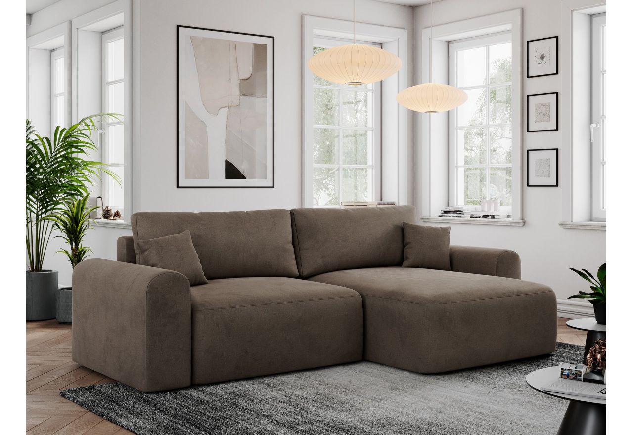 Narożnik NELSON L - Monolith 15 - brązowy - OUTLETU