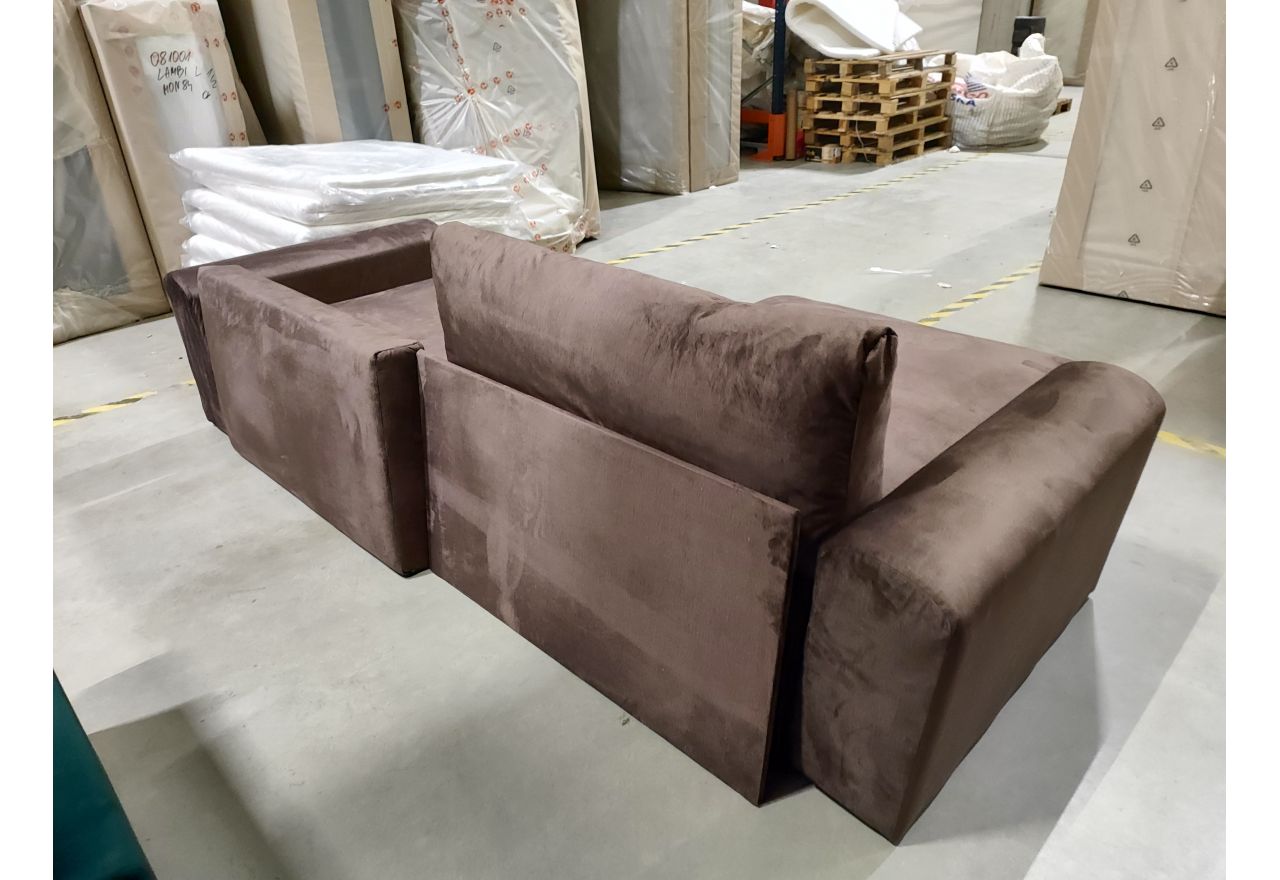 Narożnik NELSON L - Monolith 15 - brązowy - OUTLETU