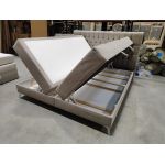 Łóżko kontynentalne MILEN 180x200 - Matana 17 - beżowy - OUTLETU