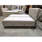 Łóżko kontynentalne MILEN 180x200 - Matana 17 - beżowy - OUTLETU