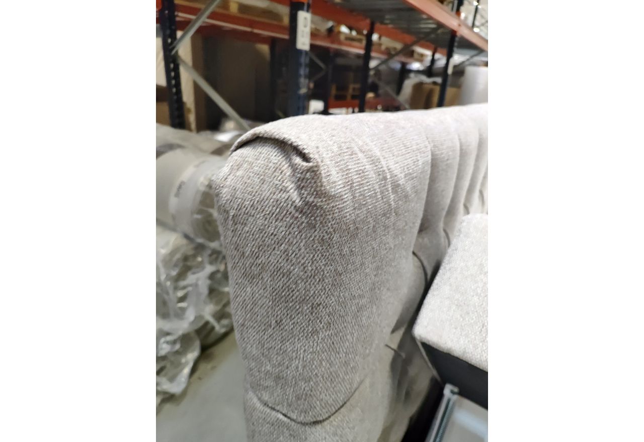 Łóżko kontynentalne MILEN 180x200 - Matana 17 - beżowy - OUTLETU