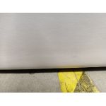 Łóżko kontynentalne LUKA KING 200x200 - Soft 17 - biała ekoskóra - OUTLETU