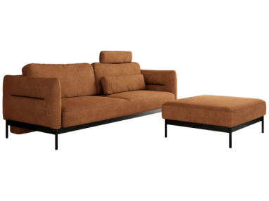 Narożnik SALENTO L - Matana 08 - pomarańczowy - OUTLET