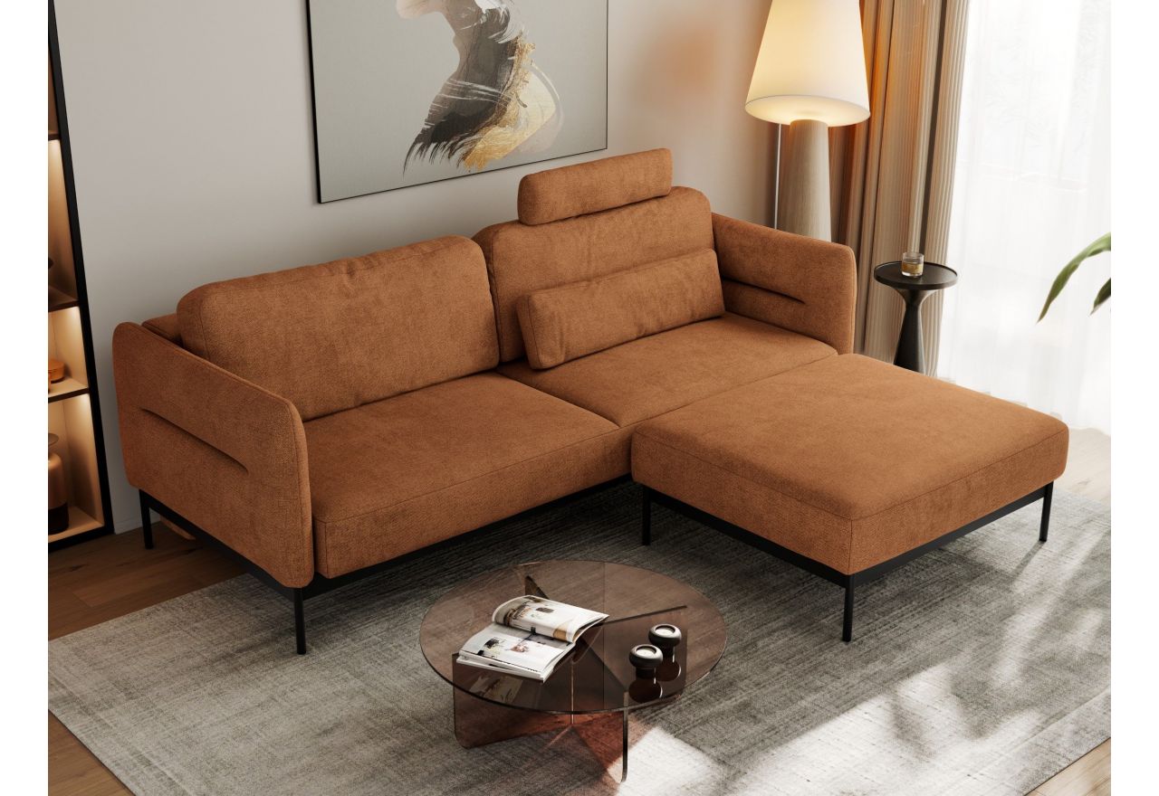 Narożnik SALENTO L - Matana 08 - pomarańczowy - OUTLET