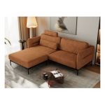 Narożnik SALENTO L - Matana 08 - pomarańczowy - OUTLET