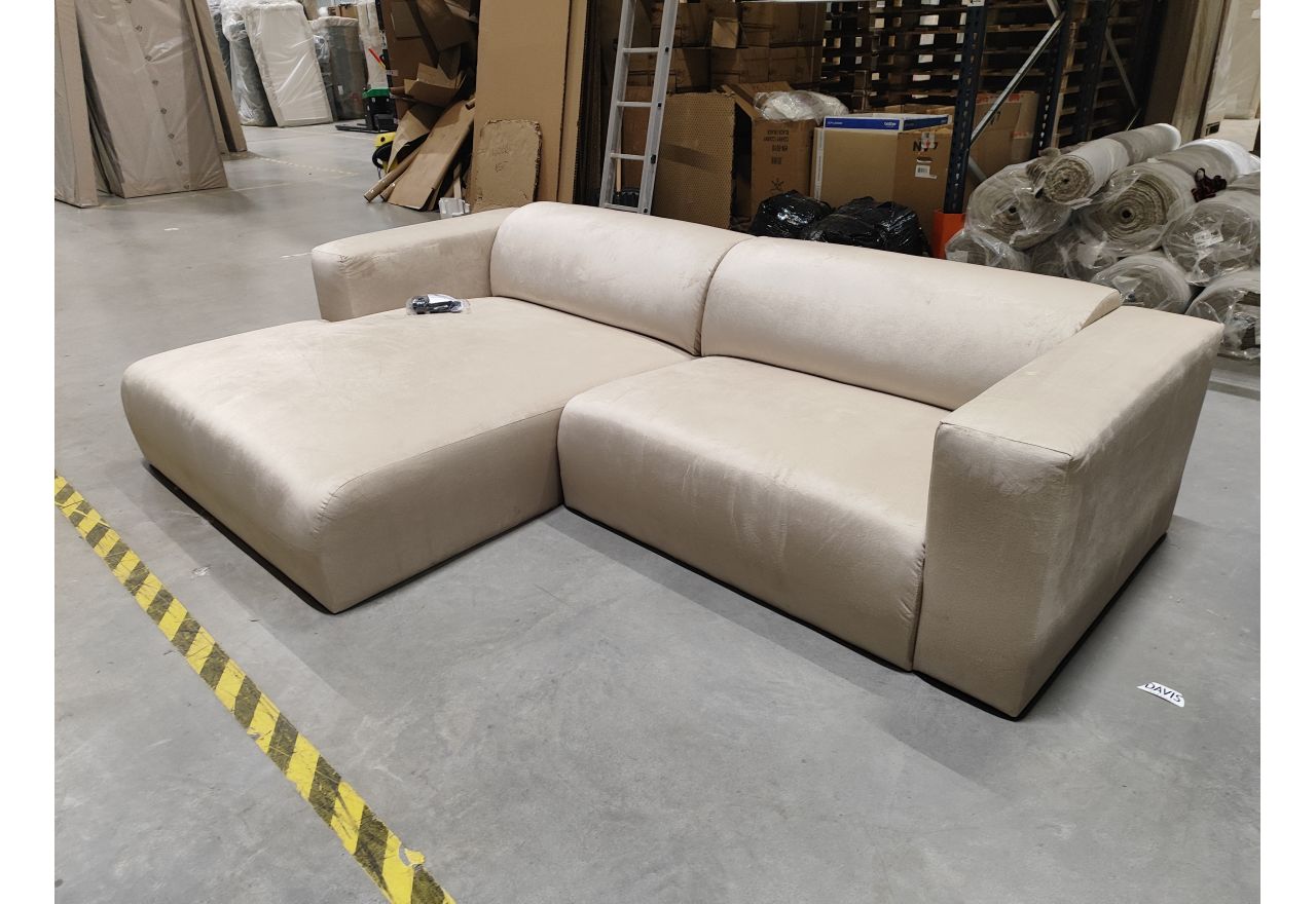 Narożnik PASADENA L - Monolith 02 - beżowy - OUTLETU