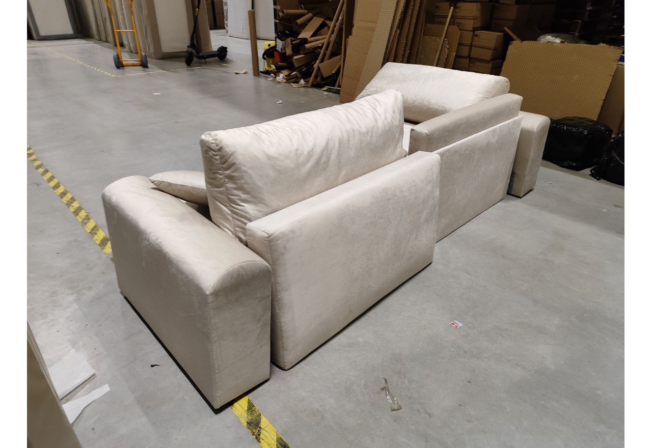 Narożnik NELSON L - Monolith 02 - beżowy - OUTLET