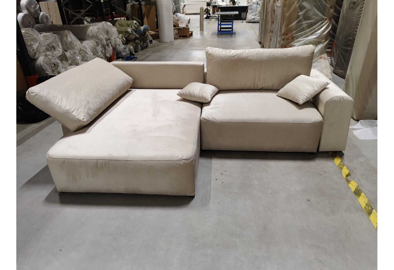 Narożnik NELSON L - Monolith 02 - beżowy - OUTLET