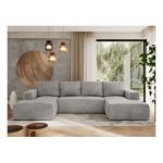 Narożnik TRENTINO U - Monolith 84 - jasny szary - OUTLET