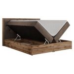 Łóżko kontynentalne VENETO 140x200 - Monolith 15 - brązowy - OUTLET