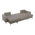 Narożnik AXEL U - uniwersalny - jasnoszary, boucle