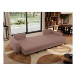 Narożnik AXEL U - uniwersalny - różowy, boucle