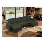 Narożnik AXEL U - uniwersalny - zielony, boucle