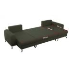 Narożnik AXEL U - uniwersalny - zielony, boucle