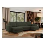 Narożnik AXEL U - uniwersalny - zielony, boucle