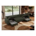 Narożnik AXEL U - uniwersalny - zielony, boucle