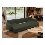 Narożnik AXEL U - uniwersalny - zielony, boucle