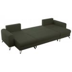 Narożnik AXEL U - uniwersalny - zielony, boucle