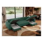 Narożnik AXEL U - uniwersalny - zielony, struktura