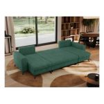 Narożnik AXEL U - uniwersalny - zielony, struktura