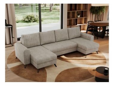 Narożnik AXEL U - uniwersalny - beżowy, struktura