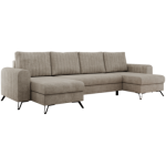 Narożnik AXEL U - uniwersalny - beżowy, struktura