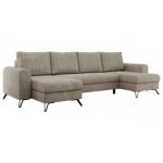 Narożnik AXEL U - uniwersalny - beżowy, struktura