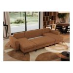 Narożnik AXEL U - uniwersalny - pomarańczowy, struktura