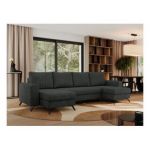 Narożnik AXEL U - uniwersalny - ciemnoszary, struktura