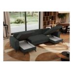 Narożnik AXEL U - uniwersalny - ciemnoszary, struktura