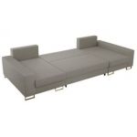 Narożnik DORIAN U - uniwersalny - jasnoszary, boucle