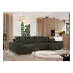 Narożnik DORIAN U - uniwersalny - zielony, boucle