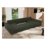 Narożnik DORIAN U - uniwersalny - zielony, boucle