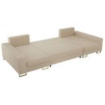 Narożnik DORIAN U - uniwersalny - kremowy, boucle