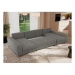 Narożnik DORIAN U - uniwersalny - szary, struktura