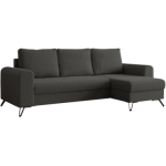 Narożnik HUGO L - uniwersalny - ciemnoszary, boucle