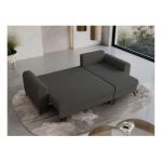 Narożnik HUGO L - uniwersalny - ciemnoszary, boucle