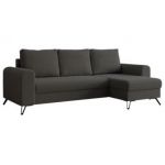 Narożnik HUGO L - uniwersalny - ciemnoszary, boucle