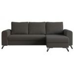 Narożnik HUGO L - uniwersalny - ciemnoszary, boucle