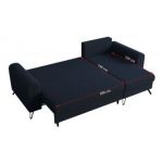 Narożnik HUGO L - uniwersalny - ciemnoniebieski, boucle