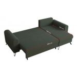 Narożnik HUGO L - uniwersalny - zielony, boucle