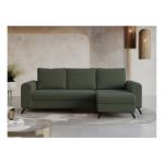 Narożnik HUGO L - uniwersalny - zielony, boucle