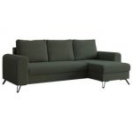 Narożnik HUGO L - uniwersalny - zielony, boucle