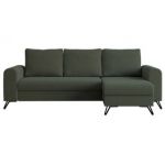 Narożnik HUGO L - uniwersalny - zielony, boucle