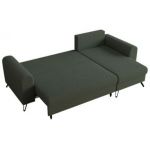 Narożnik HUGO L - uniwersalny - zielony, boucle