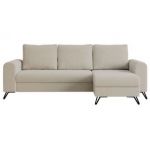 Narożnik HUGO L - uniwersalny - kremowy, boucle